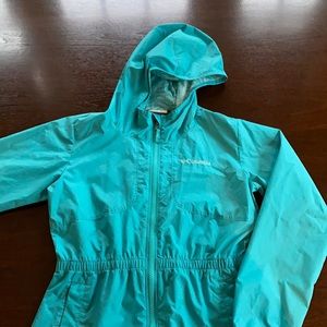 Girls Columbia rain coat